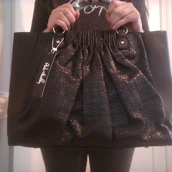 Pink Haley Handbags - Pink Haley Large Weekender Tote in Black